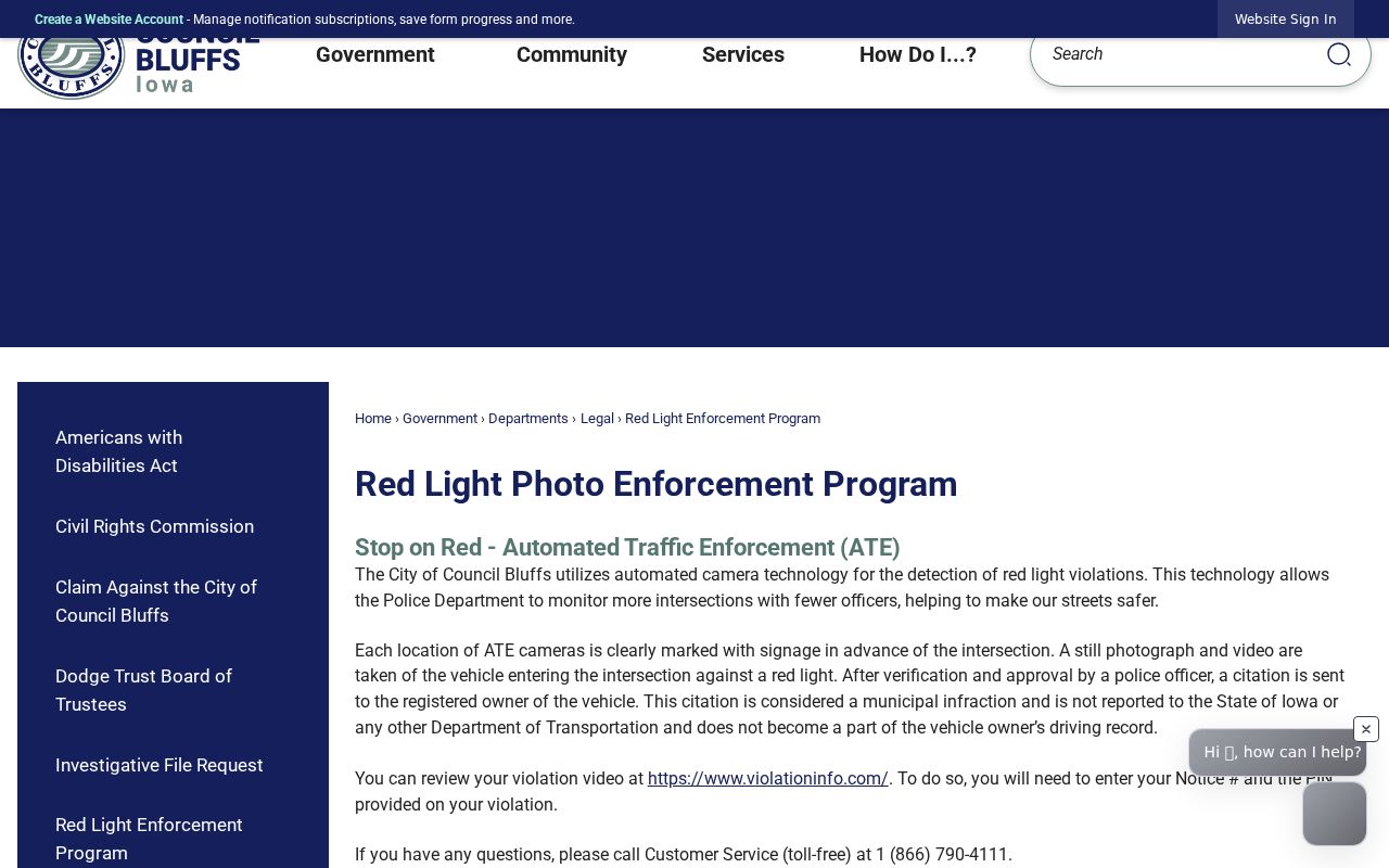Council Bluffs municipal infraction review route for city warrant questions
